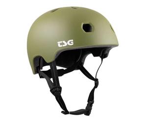 Tsg, Meta Solid Color, Bike Helmet, Olive, S/M_35, Unisex Children