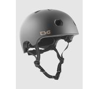 TSG Adult Meta Solid Colour Half Shell Helmet, Satin Black, L/XL