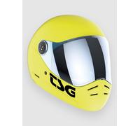 TSG Pass 2.0 Solid Color +Bonus Visor Helmet satin acid yellow XL