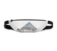 tsgabrielle® • Paris - The Louvre Pyramid • Fanny Pack • 2 Sizes, White, L, Bohemian