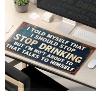 TSGB Mouse Pad Work Funny Stop Drinking: The Battle Within Mouse Pad Desk Pads Large Mousepad