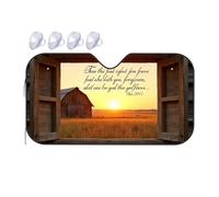 TSGB Sun Shade For Car Forgiveness And Hope At Sunset Car Windshield Sunshade Sun Shade For Car Window Window Sun Shade For Car(70x130cm)