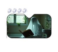 TSGB Sun Shade For Car Ghost Reading By The Window Car Windshield Sunshade Sun Shade For Car Window Window Sun Shade For Car(70x130cm)