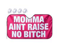 TSGB Sun Shade For Car Momma Ain'T Raise No Bitch Flag Car Windshield Sunshade Sun Shade For Car Window Window Sun Shade For Car(70x130cm)