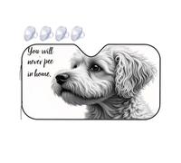 TSGB Sunshade For Car Windshield Never Pee In Home: A Dog'S Promise Car Windshield Sunshade Sun Shade For Car Sun Shade For Car(70x130cm)