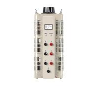 TSGC2 Three-Phase Voltage Regulator, 380V 1.5/3/6KVA 0-430V AC Adjustable Output Voltage Regulator Auto transformer(TSGC2-1.5)