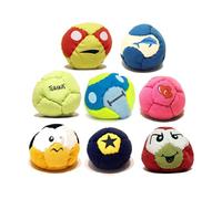 Tshaka Complete Assortment - Set of 8 Juggling Balls & Footbag (Hacky Sack) - Mega Mix Assorted Designs - Soft Ball Recycled Filling - for Groups, Families & Schools