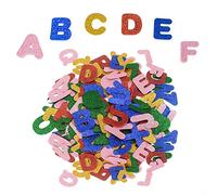 TSHAOUN 130 pcs Glitter Foam Stickers Letter Sticker Self Adhesive Letters,Self-Adhesive Glitter Large Alphabet for Classes Learning DIY Art Craft Scrapbooking Card Decoration (130 PCS)