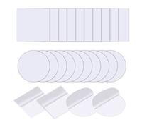 TSHAOUN 20PCS Tent Repair Tape Kit, Waterproof Patch Clear Airbed Repair Tape, Transparent Puncture Repair Patches Tape For Tents, Inflatable Swimming Toy, Car Seat, Sofa, Awnings, Kayak (20 Pieces)