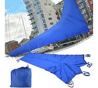 TSHIGO Mainsail Boom Cover, 420D Heavy Duty Mainsail Cover, Waterproof Oxford Cloth Outdoor Sail Cover, Boat Universal for All Seasons