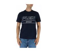 TShirt Logo - male - Plein Sport - Training T-shirts & Tops - Blue - S - Sport S