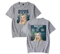Tshirt Reneé Rapp Merch T-Shirt Tee Cosplay Men/Women Summer Sweatshirt Short Tshirt Renee Rapp Top XS-3XL-Grey||3XL