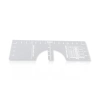 Tshirt Ruler Guide, T Shirt Measurement Tool Center Placement Guide Transparent Acrylic Rule Rulers for Embroidery Left Chest