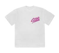 Disney Unisex T-Shirt: Stitch Surf (White) (Back Print) (X-Large)