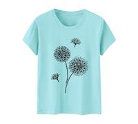 Tshirt Women, Oversized v Neck t Shirts for Women, Floral Printed Tunic Blouse Shirts, Ladies t Shirt, Christmas Party Tops, Ladies Christmas tee Shirts, Ladies Summer Tops, Womens Tops Going Out
