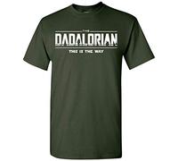 TSHIRTAMAZING The Dadalorian - This is The Way, fatherday Gift T-Shirt - - Large