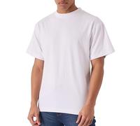 Tshirts Men UK - Regular Fitted Short Sleeves Crew Neck Shirts for Men Adult - Extra Soft Lightweight Plain Mens T Shirts - Casual Wear Stretch T Shirts for Men UK - Best for Outdoor and Gym White