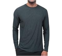 Tshirts Men UK UPF 50+ Sun Protection T-Shirts Summer Long Sleeve UV Shirts Solid Colour Designer Sunwear Lightweight Rash Guard Tops Stretch Basic T Shirts Gym Clothes for Walking