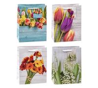 TSI 82016 Spring Gift Bags Size Medium (HxWxD) 23 x 18 x 10 cm Pack of 12