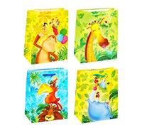 TSI 84012 gift bags Happy Animals, Pack of 12, size: medium (9 x 7 x 4 inch)