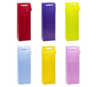 TSI 86291 gift bags Trend Colors, Pack of 12, size: bottel (13 x 4 x 3,5 inch)