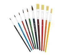 TSI Brush, Coloured, Haarpinsel 1,2,3,4,6,1-Borstenpinsel 6,8,10,12