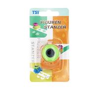 TSI Motif Punch Circle II, Size: (H x W x D) 4 x 3 x 4.5 cm, Punch Diameter Approx. 18 mm, Ideal for Paper and Craft Cardboard, Item No. 49658-W-8