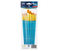 TSI Nylon Brush Set 10 Pieces, Blue, Diverse Größen