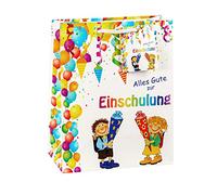 TSI Pack of 12 Gift Bags Medium Approx. 18 x 10 x 23 cm