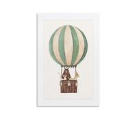 TSIDDKA The Green Balloon Ride Poster Living Bed Room Decor Modern Aesthetic Wall Art Posters Gift For Friend Unframe-style 08x12inch(20x30cm)