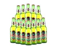 Tsingtao Premium Lager 640ml Bottles - 4.7% ABV - Crisp & Refreshing Chinese Beer Brewed with Spring Water - 12 Pack - Imported World Beer Selection