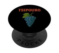 Tsipouro Vintage Greek alchohol Liquor Grape Distiller PopSockets Adhesive PopGrip