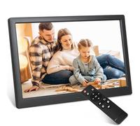 TSITSC 13.3 Inch Digital Photo Frame, 1280 x 800 Electronic Picture Frame, Photo Music Video Player, Calendar Function with Remote Control, Supports USB/SD Card, Desktop or Wall Mounting (Black)