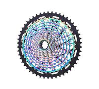 TSJDLCZMCOS Ultralight 12 Speed MTB Cassette Sprocket | Rainbow appearance, 10-52T gear range, weight 385g