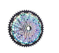 TSJDLCZMCOS Ultralight 12 Speed MTB Cassette Sprocket | Rainbow appearance, 10-52T gear range, weight 385g