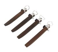 Tskcvy Pottery Handle Making Tool Sculpture Scraper Pottery Carving Tool Pottery Cup Handle Shape Tool for Tea Cup Mug (4 PCS)