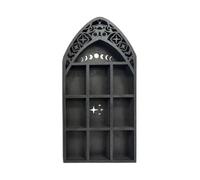 Tskcvy Wall Wooden Shelf Crystal Display Shelf Trinket Shelf Books Shelf Makeup Shelf Vase Pottery Storage Rack A