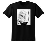TSKKEFHH Hot Christina Aguilera T Shirt Gift Funny Unisex TeeBlackXL