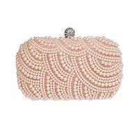 Tskybag Women's Hand Pearl Bag Ladies luxury Handmade Pearl Evening Clutch Handbag