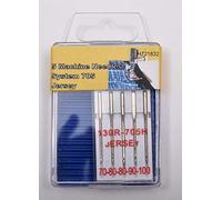 TSL 5 Jersey Machine Needles, Metal, Silver, 4 x 0.1 x 0.1 cm