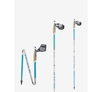 TSL Outdoor Trail Alu 4 Magnetic Cork Poles Blue White (Pair) - 115