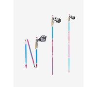 TSL Outdoor Trail Carbon 4 Magnetic Cork Poles Pink Blue (Pair) - 110