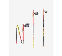 TSL Outdoor Trail Carbon 4 Magnetic Cork Poles Red Black Yellow (Pair) - 120