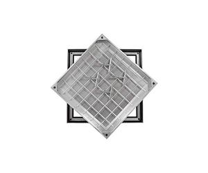 TSL Pro Line Aluminium Recessed Manhole Cover & Frame - 60mm Overall Depth - Triple Sealed (600 x 600 x 41mm Clear Opening)