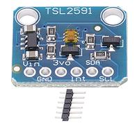 TSL2591 High Dynamic Digital Light Sensor, I2C Interface Infrared and Full Spectrum Diodes, 188 Lx to 88,000 Lx Measurement Range with 600,000,000:1 Dynamic Ratio, for Rasp