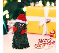 TSLBW Musical Rotating Christmas Tree Dancing Xmas Tree Desktop Decoration Toys Singing and Dancing Xmas Party Decorations