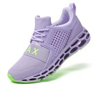 TSlODFO Women's Running Sneakers Athletic Walking Shoes, G15 Purple, 7.5 UK