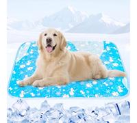 Tsmertor Cooling Mat for Dogs Extra Thick and Self-Cooling without Electricity Perfect for Summer and Travel for Small, Medium and Large Dogs Cooling Mat Dog Foldable & Easy to Clean
