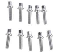 TSMORY 10PCS Drum Set Screws Metal Drum Screw Essential Metal Instrument Replacement Part for Percussion Musical Instruments