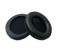 TSMORY 1Pair Ear Pad Replacement Protein Leather Earpads Ear Cushions Sponges Cover Earmuffs for SRH240A Headphones Protein Leather Ear Cushion Cover